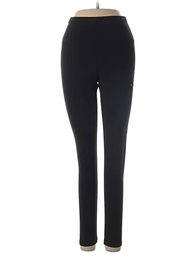 Pre-owned Puma Active Pants In Black