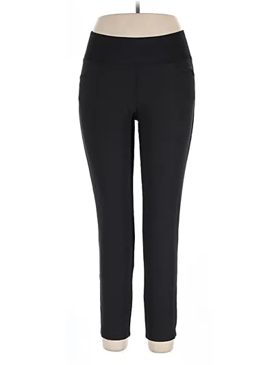 Pre-owned Puma Active Pants In Black