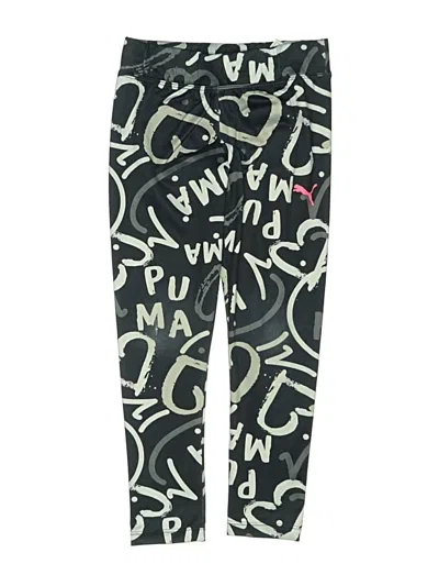 Pre-owned Puma Kids' Active Pants In Black