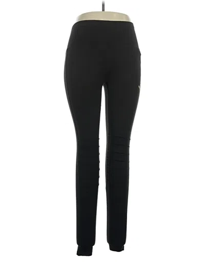 Pre-owned Puma Active Pants In Black