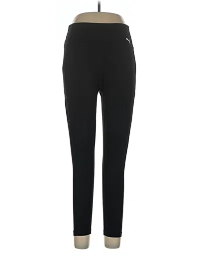 Pre-owned Puma Active Pants In Black