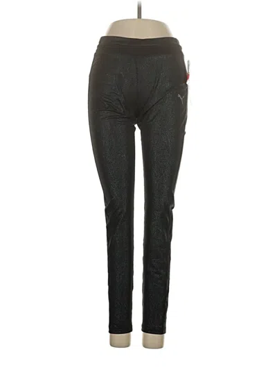 Pre-owned Puma Active Pants In Black