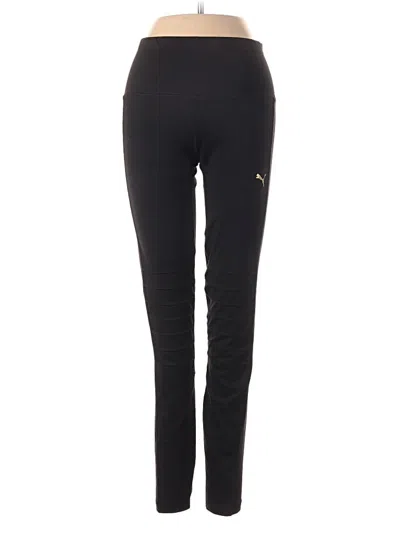 Pre-owned Puma Active Pants In Black