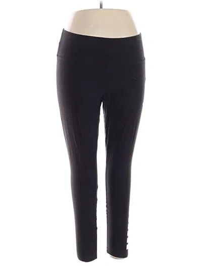 Pre-owned Puma Active Pants In Black