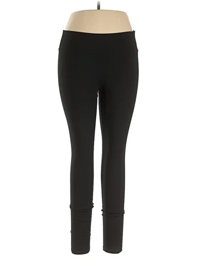 Pre-owned Puma Active Pants In Black