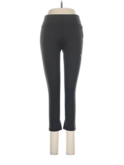 Pre-owned Puma Active Pants In Black