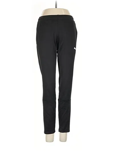 Pre-owned Puma Active Pants In Black