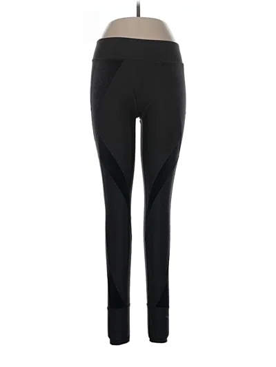 Pre-owned Puma Active Pants In Black