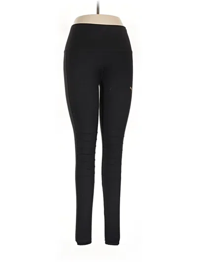 Pre-owned Puma Active Pants In Black