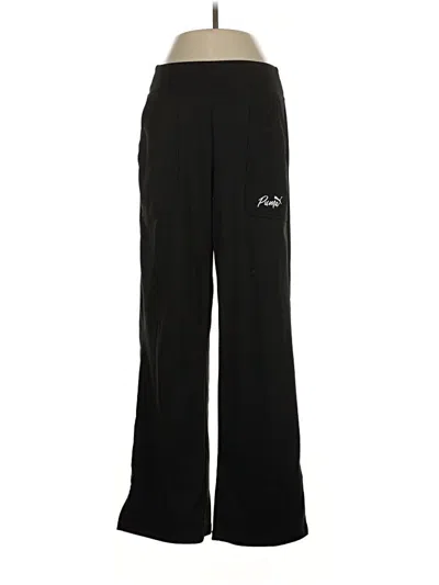 Pre-owned Puma Active Pants In Black