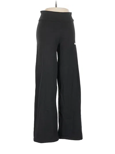 Pre-owned Puma Active Pants In Black