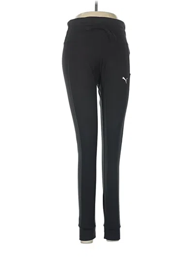 Pre-owned Puma Active Pants In Black