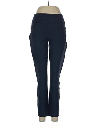 Pre-owned Puma Active Pants In Blue