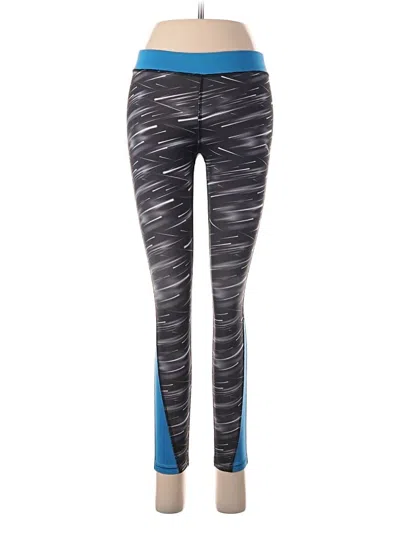 Pre-owned Puma Active Pants In Blue