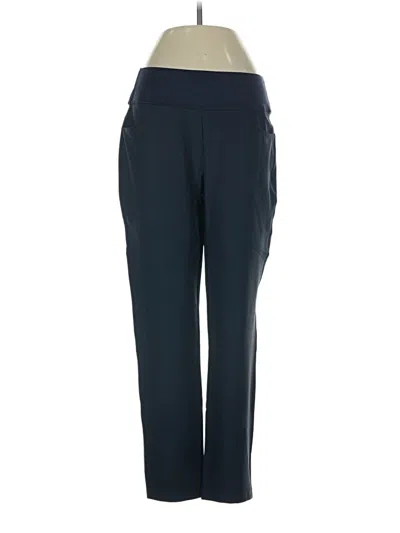 Pre-owned Puma Active Pants In Blue
