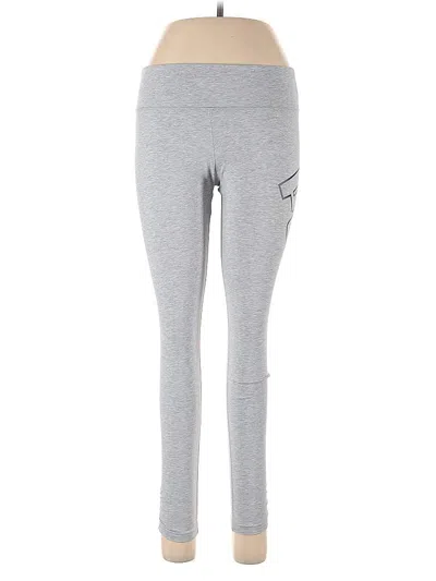 Pre-owned Puma Active Pants In Gray