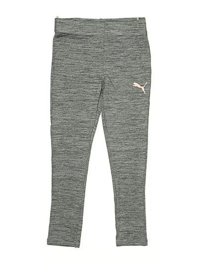Pre-owned Puma Kids' Active Pants In Gray