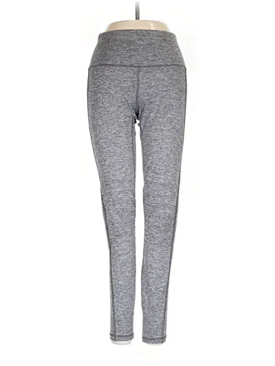 Pre-owned Puma Active Pants In Gray