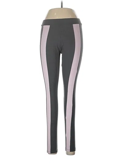 Pre-owned Puma Active Pants In Gray