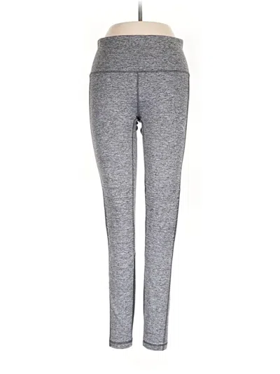 Pre-owned Puma Active Pants In Gray
