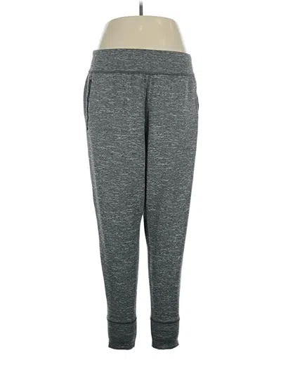 Pre-owned Puma Active Pants In Gray