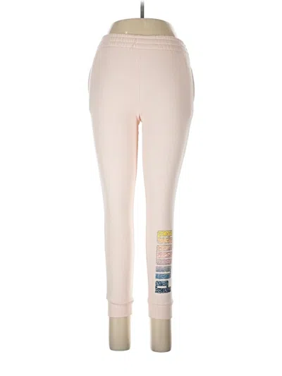 Pre-owned Puma Active Pants In Ivory
