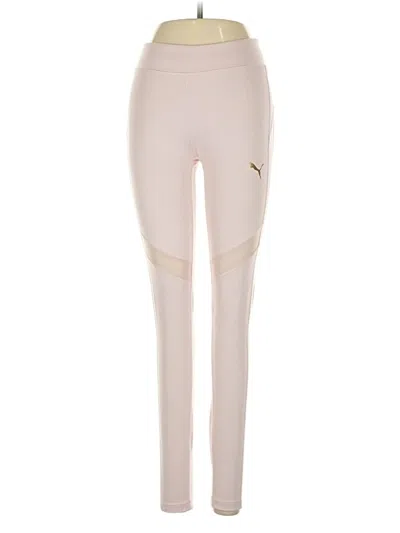 Pre-owned Puma Active Pants In Pink