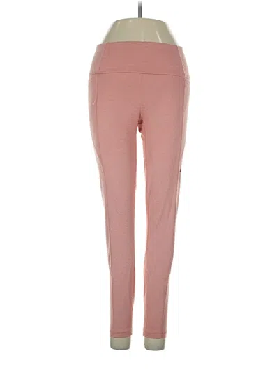 Pre-owned Puma Active Pants In Pink