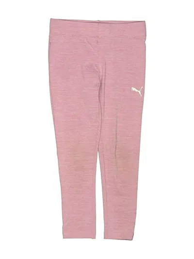 Pre-owned Puma Kids' Active Pants In Pink