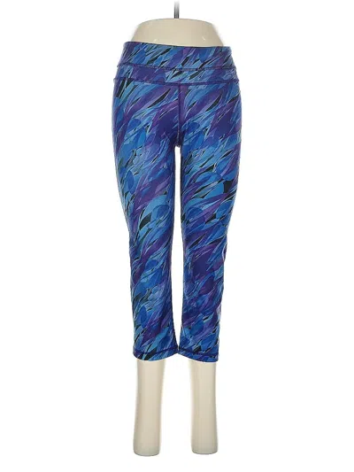 Pre-owned Puma Active Pants In Purple