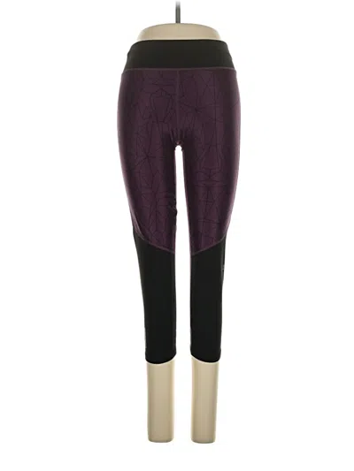 Pre-owned Puma Active Pants In Purple
