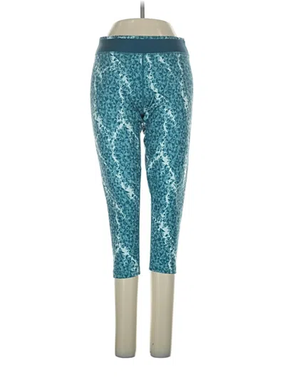 Pre-owned Puma Active Pants In Teal