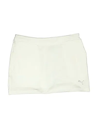 Pre-owned Puma Kids' Active Skirt In Ivory