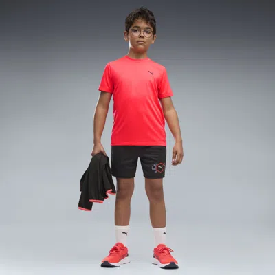 Puma Active Sports Big Kids' Athletic Shorts In Black