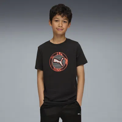 Puma Active Sports Big Kids' T-shirt In Black