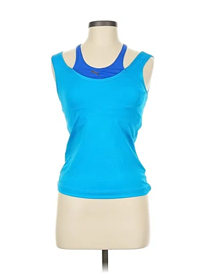 Pre-owned Puma Active Tank Top In Blue