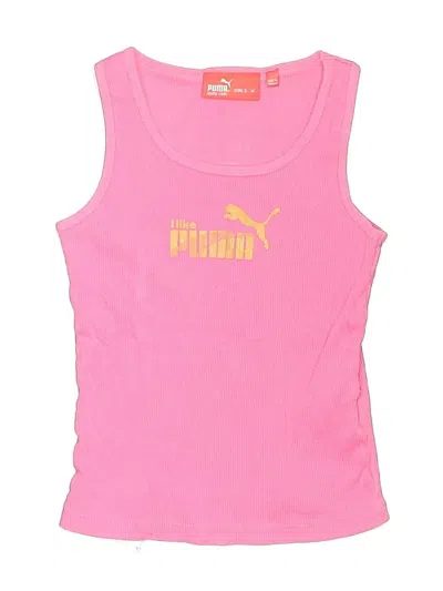Pre-owned Puma Kids' Active Tank Top In Pink