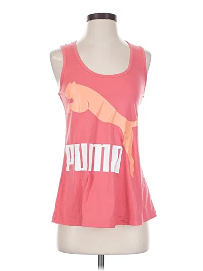 Pre-owned Puma Active Tank Top In Pink
