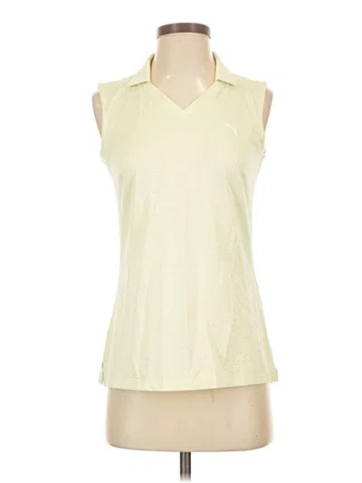 Pre-owned Puma Active Tank Top In Yellow