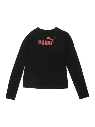 Pre-owned Puma Kids' Active T-shirt In Black
