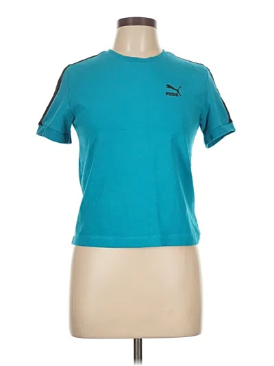 Pre-owned Puma Active T-shirt In Blue