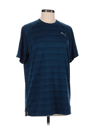 Pre-owned Puma Active T-shirt In Blue