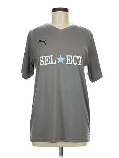 Pre-owned Puma Active T-shirt In Gray