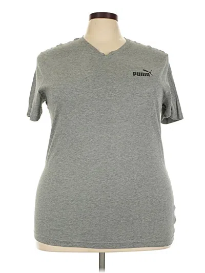 Pre-owned Puma Active T-shirt In Gray