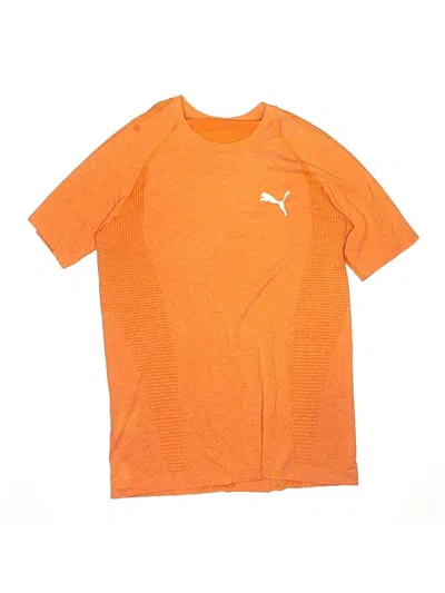 Pre-owned Puma Kids' Active T-shirt In Orange