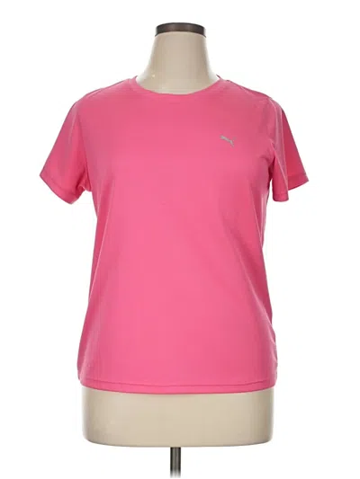 Pre-owned Puma Active T-shirt In Pink