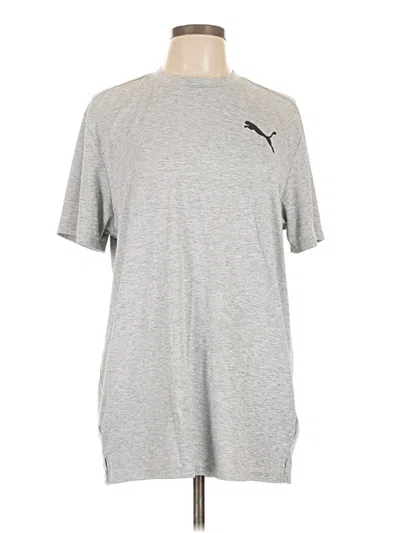 Pre-owned Puma Active T-shirt In Silver