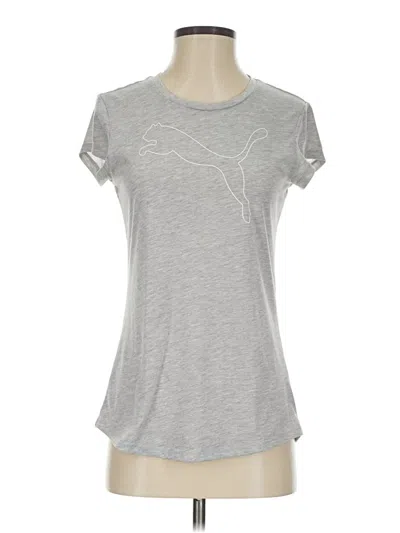 Pre-owned Puma Active T-shirt In Silver