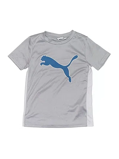 Pre-owned Puma Kids' Active T-shirt In Silver
