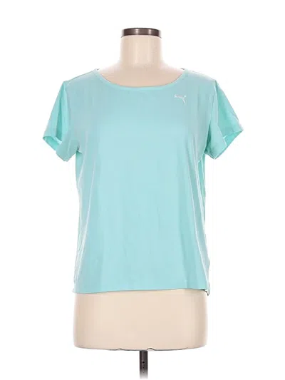 Pre-owned Puma Active T-shirt In Teal